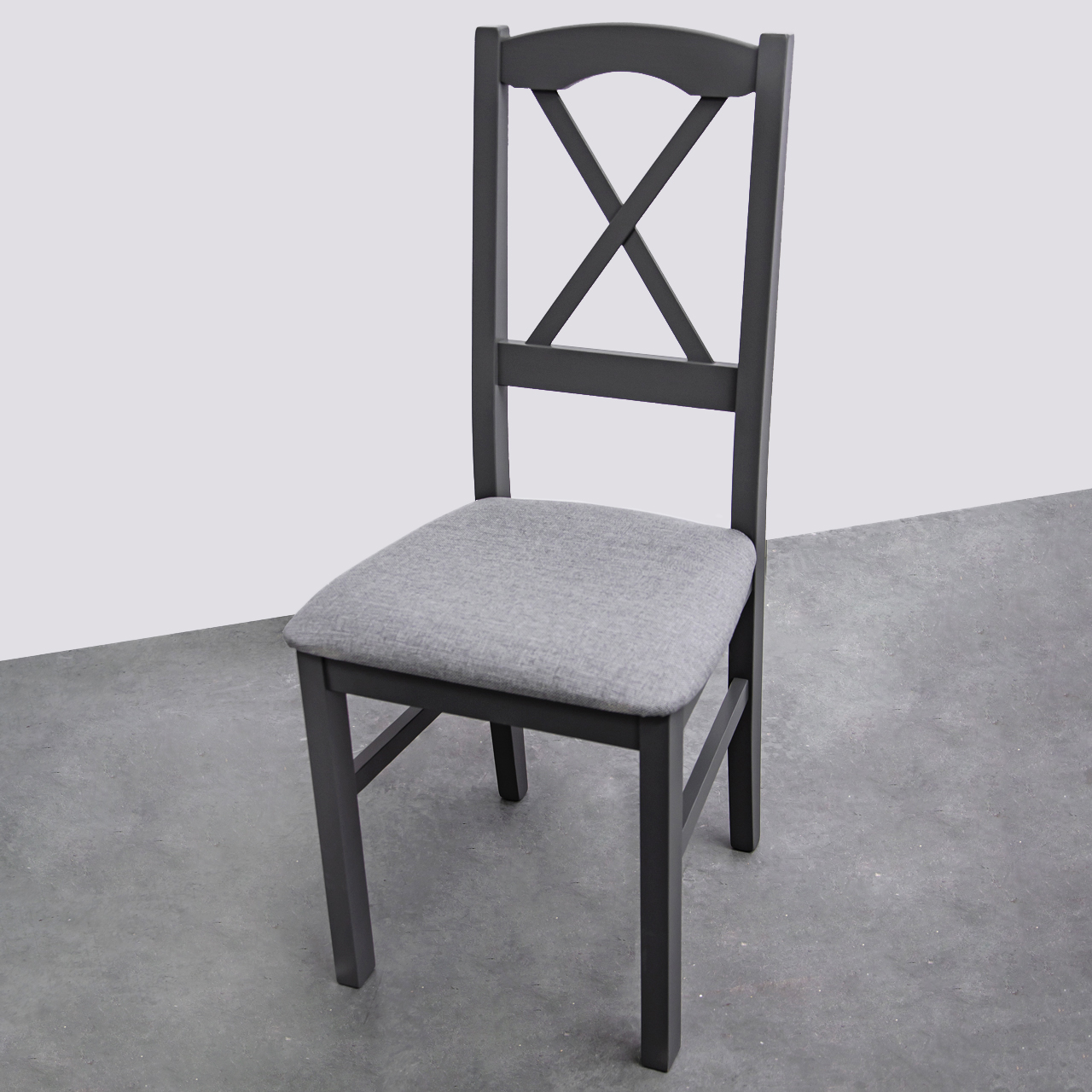 Krzesło do jadalni tapicerowane DK19 sonoma (5) WYPRZEDAŻ