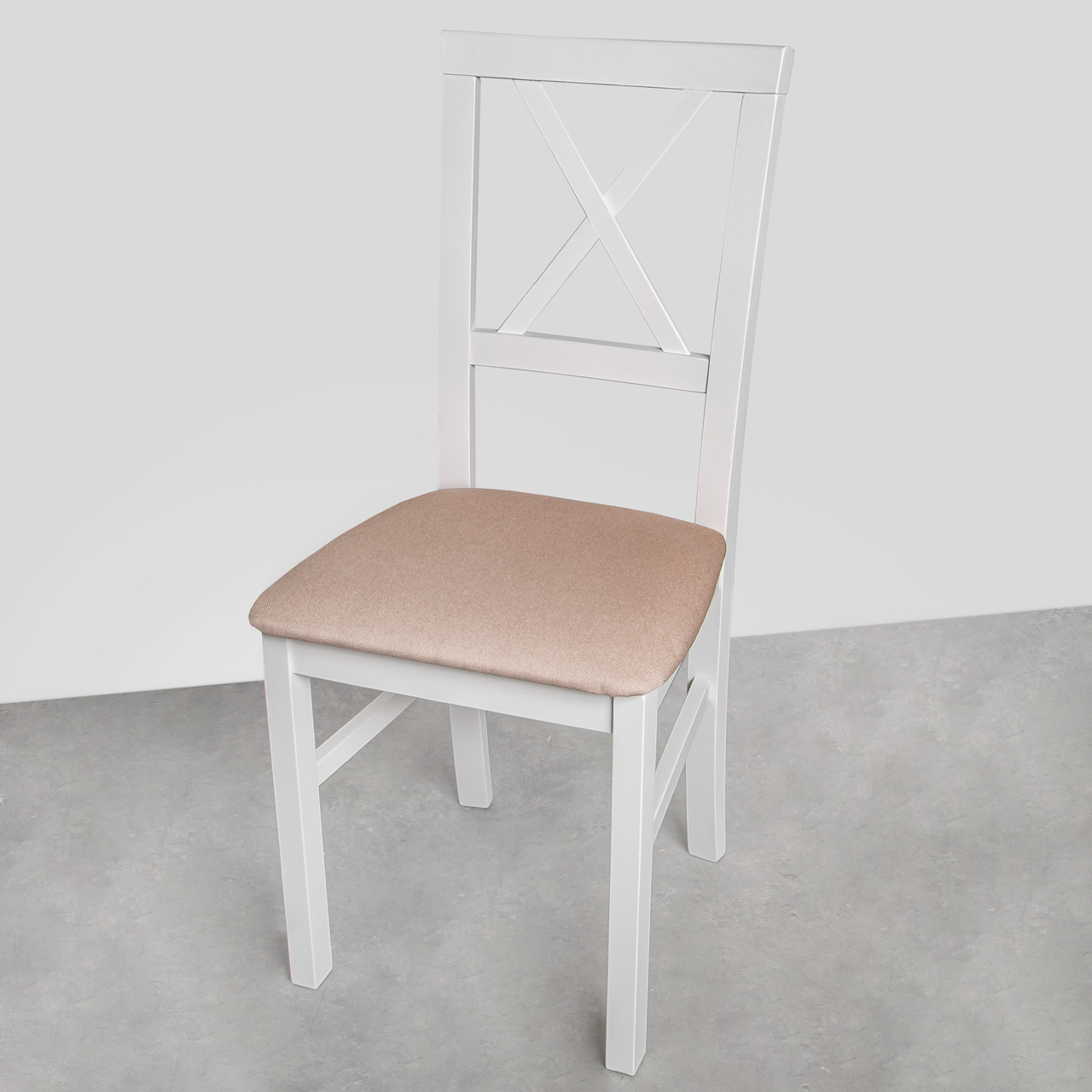 Białe krzesło MILANO 4 (14) WYPRZEDAŻ