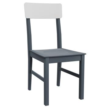 Krzesło LEO 1D grafit / biały