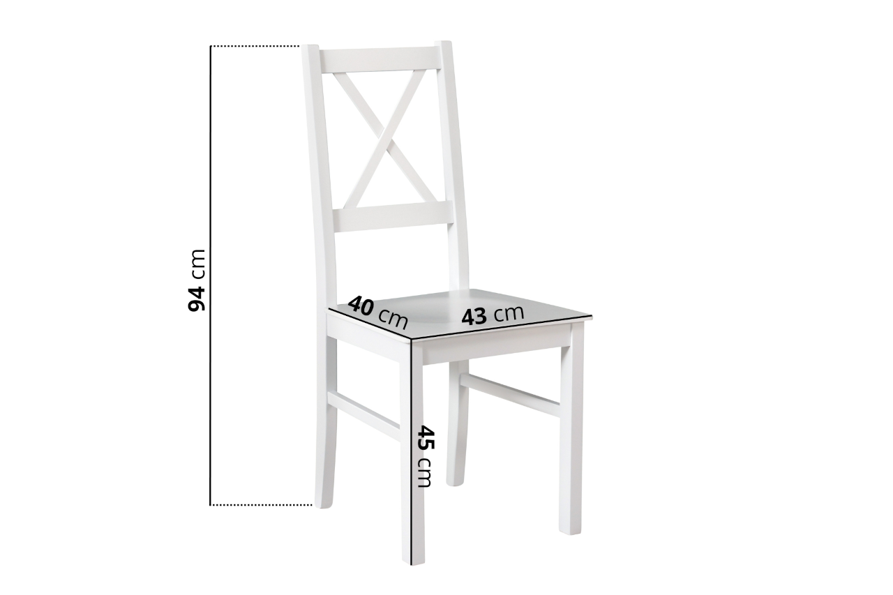 Krzesło NILO 10D biały
